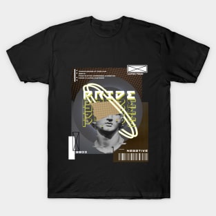 futuristic pride statue streetwear T-Shirt